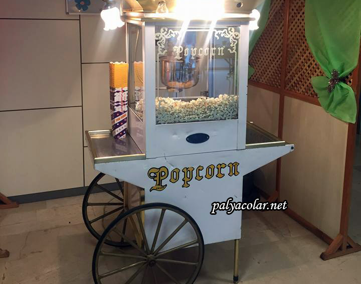 Popcorn Arabası Ve Patlamış Mısırcı Kiralama